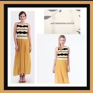 RARE Anthropologie Dear Creatures Mojave Striped Knit Sleeveless Maxi Dress XS